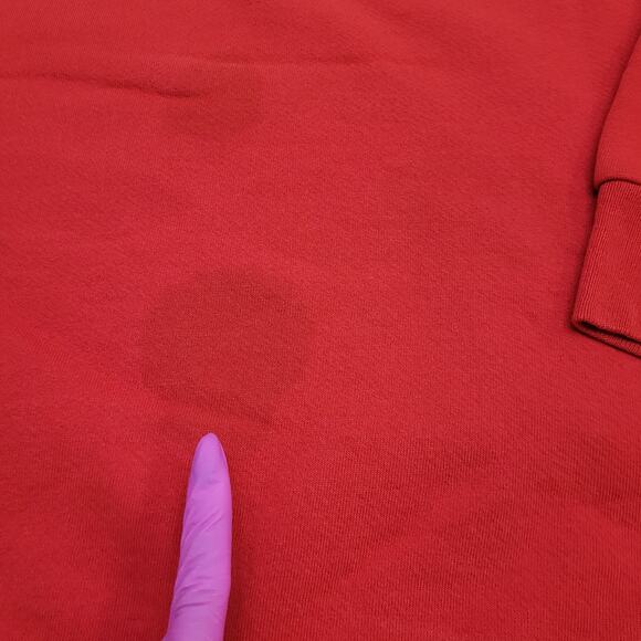 Vintage 90s Nebraska Huskers Sweatshirt 2XL 28x26 Red USA - Picture 7 of 16